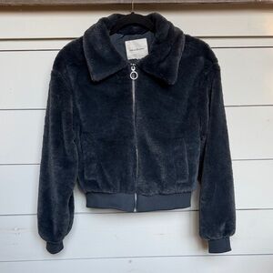 Thread & Supply Black Teddy Jacket